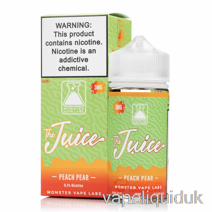 Peach Pear - The Juice - 100mL 0mg Vape Liquid